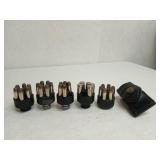 3 safariland, 2 HKS speed loaders