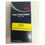 1000 ct small pistol primers No. 500