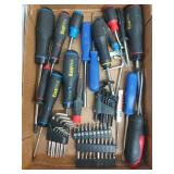 Screwdrivers, nut drivers, Allen wrenches, bit