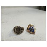 Texas Master Mason Sterling ring size 11, mason