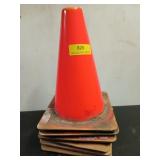 6 ct 12" safety cones