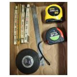 Stanley 30 ft tape measure, Pittsburgh 25 ft