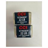 100 rds stinger .22 LR 32 gr copper plated HP