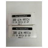 30 rds .308 Win Match 175 gr BT-HP Moly