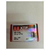 100 ct 45 cal 230 gr XTP bullets