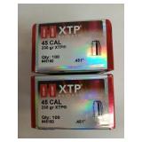 200 ct 45 cal 230 gr XTP bullets