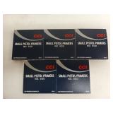 500 ct small pistol primers No. 500
