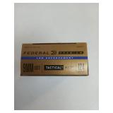 50 rds 9mm Luger 124 gr HST tactical law