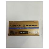 50 rds 9mm Luger 124 gr HST tactical law