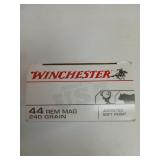 50 rds 44 Rem Mag 240 gr