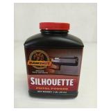 1# silhouette pistol powder, new