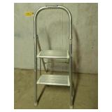 Werner aluminum two step ladder