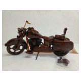 Wooden motorcycle replica 7 x 12.5, tail piece