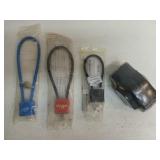 Remington gun lock, 3 other gun locks