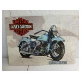 Metal Harley-Davidson sign 12x16.75