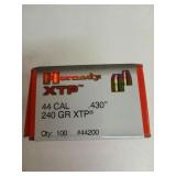 100 ct 44 cal 240 gr XTP bullets