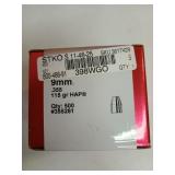 500 ct 9mm 115 gr HAP bullets