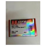 100 ct 45 cal 240 gr XTP bullets