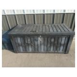 Plastic outdoor storage box 25x60x28