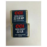 200 rds .22 LR 40/36 gr, half are HP