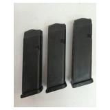 3 - Glock 40 15 rd magazines model 2788