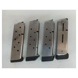 4 - 45 ACP 8 rd magazines