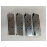 4 - 45 ACP 7 rd magazines