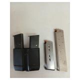 4 - 45 ACP magazines, 3 are 7 rd, 1 is 11 rd / 2