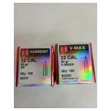 200 ct .22 cal 60 gr bullets