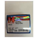 25 rds 38 special 125 gr XTP