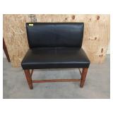 Oversized stool, seat height of 24-in, 38 in wide