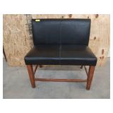 Oversized stool, seat height of 24-in, 38 in wide