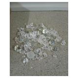 Large box of icy looking Glass crystals