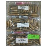 106 pcs once-fired .243 Win brass