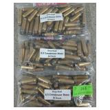 150 pcs once fired 6.5 creedmoor brass