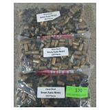 750 pcs once fired 9mm auto brass