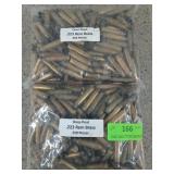 500 pcs once fired .223 Rem brass