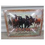 Metal sign 12.5 x 16 new