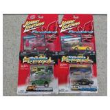 4 asst Johnny lightning diecast cars