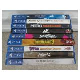9 asst PlayStation 4 games