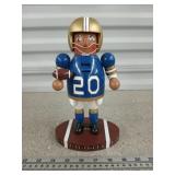 Nutcracker village football player 9"