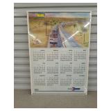 Amtrak 1984 calendar 24x34