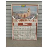 Amtrak 1981 calendar 24x34