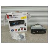 Dual AM FM CD receiver with Bluetooth untested,
