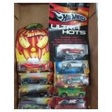 9 asst Hot Wheels diecast cars