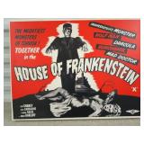 House of Frankenstein canvas poster 18x24
