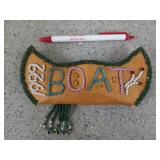 Handmade beaded trinket keeper 1922 BOAT