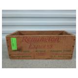 Wooden Remington ammo box 5.5x6x14