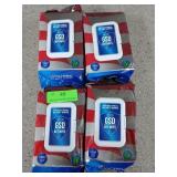 4 packs antibacterial wipes