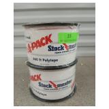 2 pack of 6 strand poly tape, 660 ft each roll